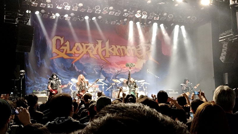 GLORYHAMMER Xe[W摜